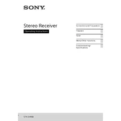 Sony STR-DH190 manual cover