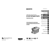 Sony DCR-DVD203 manual cover