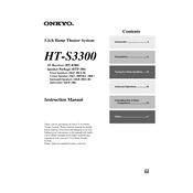 Onkyo HT S3300 manual cover