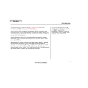 Honda Accord Sedan 2011 manual cover