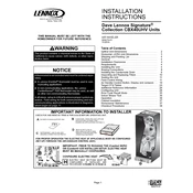 Lennox CBX40UHV manual cover