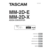 Tascam ML-2D-OUT-X manual cover