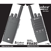 Cobra PX650 manual cover