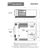 Sony VPL-VW11HT manual cover