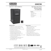 Goodman GMEC96 manual cover