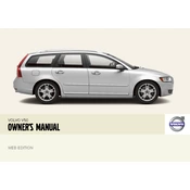 Volvo V50 2008 manual cover