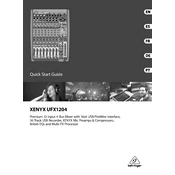 Behringer XENYX UFX1204 manual cover