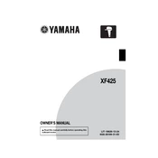 Yamaha F425ASTX manual cover