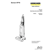 Karcher SR XP18 1.012-613.0 manual cover