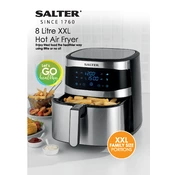 Salter EK4628 8 Litre XXL Hot Air Fryer manual cover