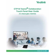 Yealink MeetingBar A20, A30, CTP18