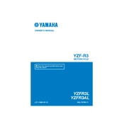 Yamaha YZFR3L, YZFR3AL YZF R3 2020 manual cover