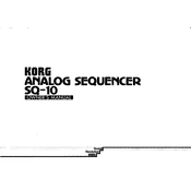 KORG SQ-10 manual cover