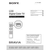 Sony KDL-40NX700 manual cover