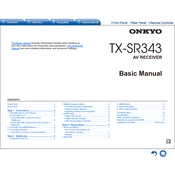 Onkyo TX SR343