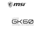 MSI Vigor GK60 manual cover