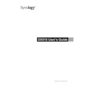 Synology DX510 manual cover