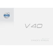 Volvo V40 2015 manual cover