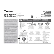 Pioneer SC-LX78-K -S manual cover