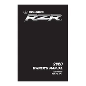 Polaris RZR Pro XP, RZR Pro XP 4 manual cover