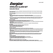 Energizer B&M Wireless Alarm Set 338158 manual cover