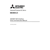 Mitsubishi Electric SSCNET III, H Interface manual cover