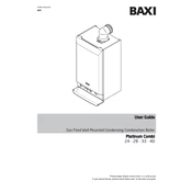 Baxi 24 Platinum Combi manual cover