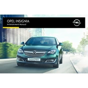 Opel Insignia 2015.5 manual cover