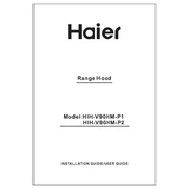 Haier HIH-V90HM-P1 manual cover