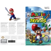 Nintendo New Play Control! Mario Power Tennis  manual cover