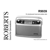 Roberts R9939 Analogue 0 manual cover