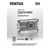 Ricoh Pentax Optio W90 manual cover