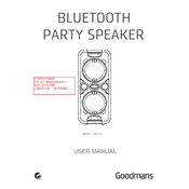 Goodmans B&M Bluetooth Party Speaker 336700 manual cover