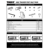 Thule Tracker 4302 manual cover