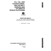 John Deere 110 Inch, 132 Inch, 154 Inch