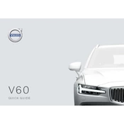 Volvo V60 2020 manual cover