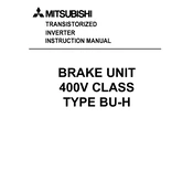 Mitsubishi Electric Brake Unit 400V Class manual cover