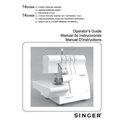 Singer 14SH644, 14SH654 manual cover