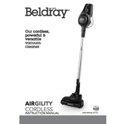 Beldray BEL0776NBRMFOB Airgility Cordless manual cover