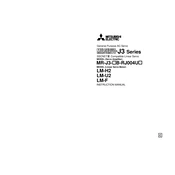 Mitsubishi Electric LMH2, LMU2, LMF manual cover