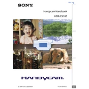 Sony HDR-CX101 manual cover