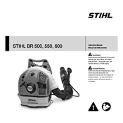 Stihl BR 500 BR 550 BR 600 manual cover