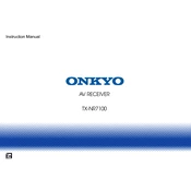 Onkyo TX 7100 manual cover