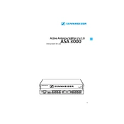 Sennheiser ASA 3000 manual cover