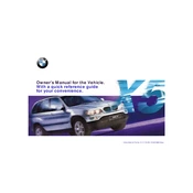 BMW X5 3.0i SUV X5 Series 2001 manual cover