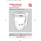 Morphy Richards 501021 Soup Maker Compact manual cover