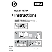 Thule XT 3117 manual cover