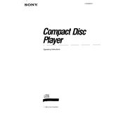 Sony CDP-411 manual cover