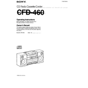 Sony CFD-460 manual cover