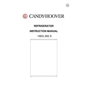 Hoover HBOL 882 E manual cover